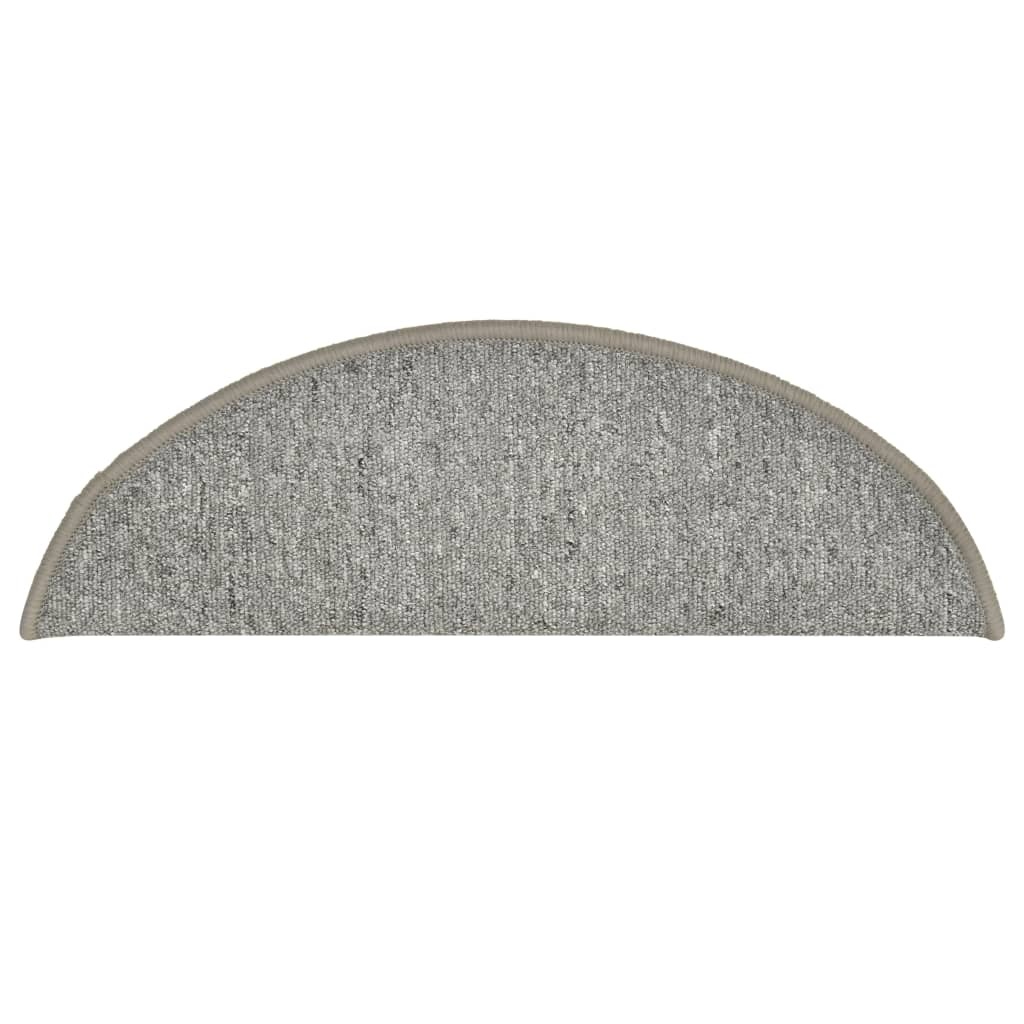 vidaXL Trapmatten 15 st Lichtgrijs -56x17x3cm - 42% Korting!