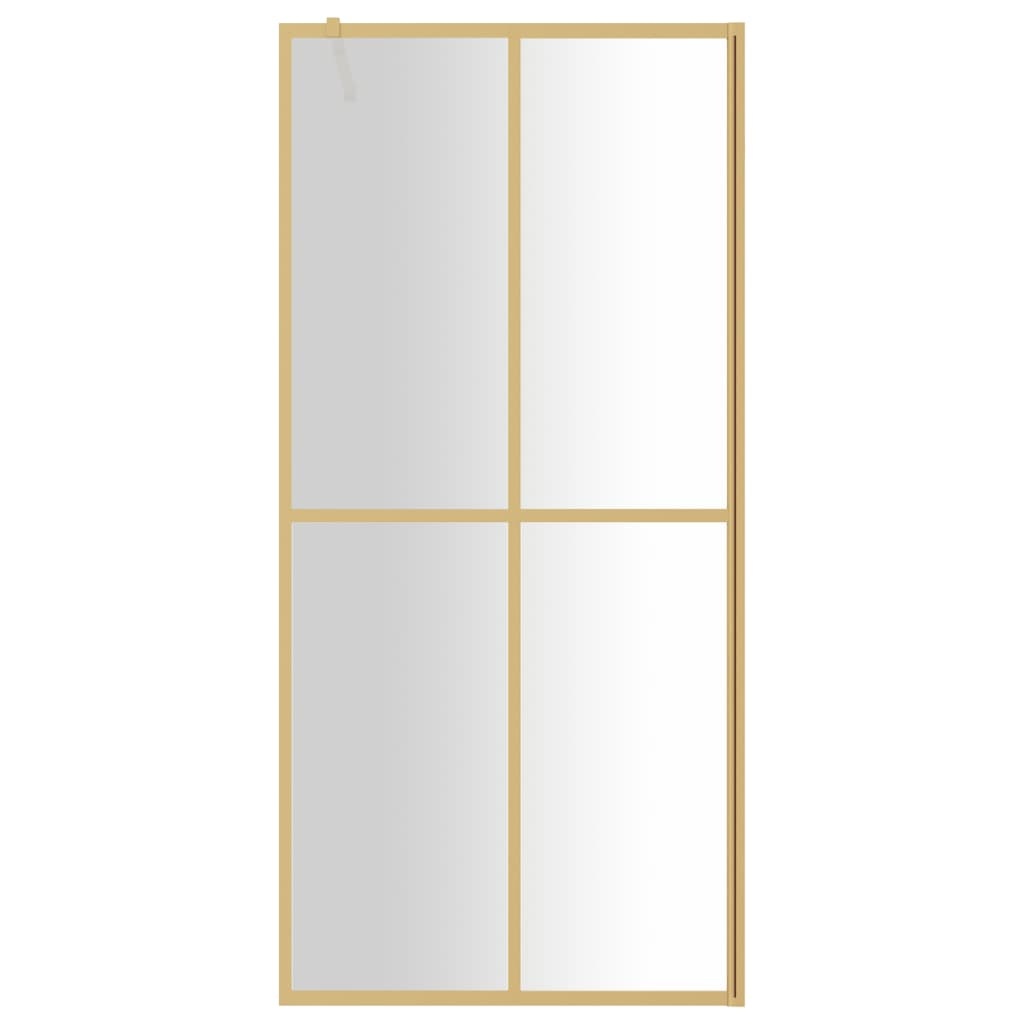Inloopdouchewand 90x195cm Goud - 42% Korting!