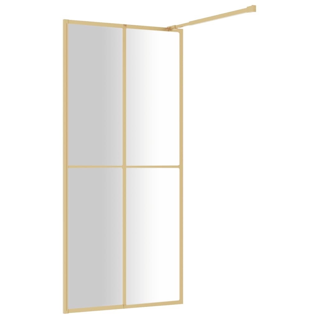 Inloopdouchewand 90x195cm Goud - 42% Korting!