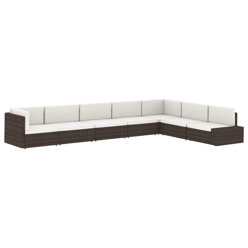 vidaXL Tweezits Rattan Bank Zwart - 35% Korting!