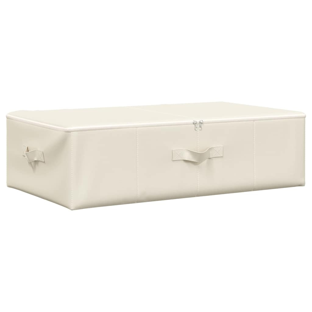 vidaXL Opbergboxen 2 st. Crème - 53% Korting!