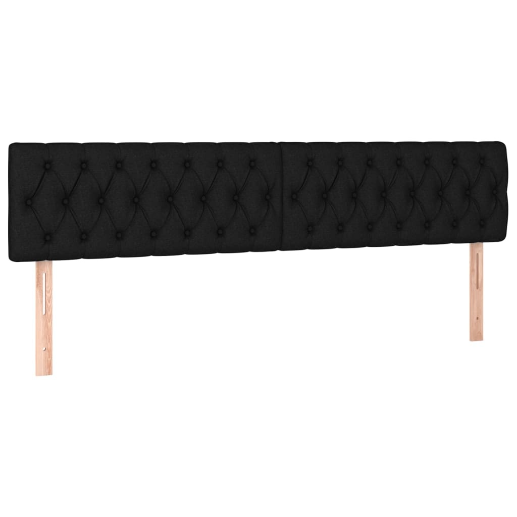 2 vidaXL Hoofdborden Zwart 100cm - 42% Korting!
