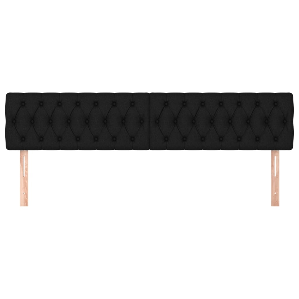 2 vidaXL Hoofdborden Zwart 100cm - 42% Korting!