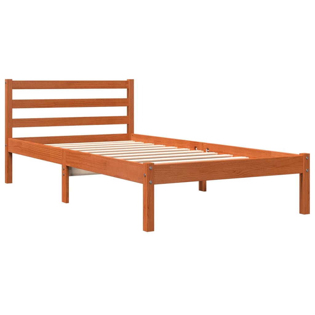 Grenen Bedframe 90x190 Wasbruin - 57% Korting!