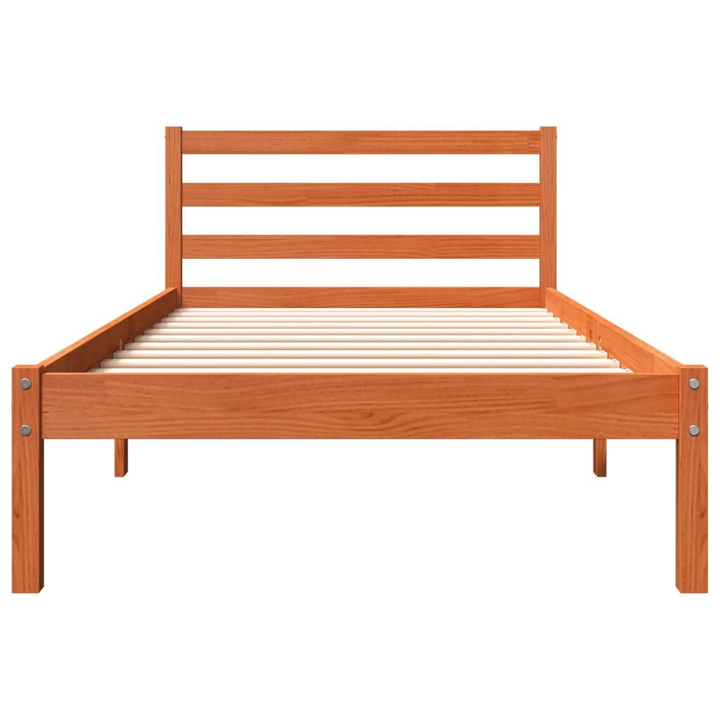 Grenen Bedframe 90x190 Wasbruin - 57% Korting!