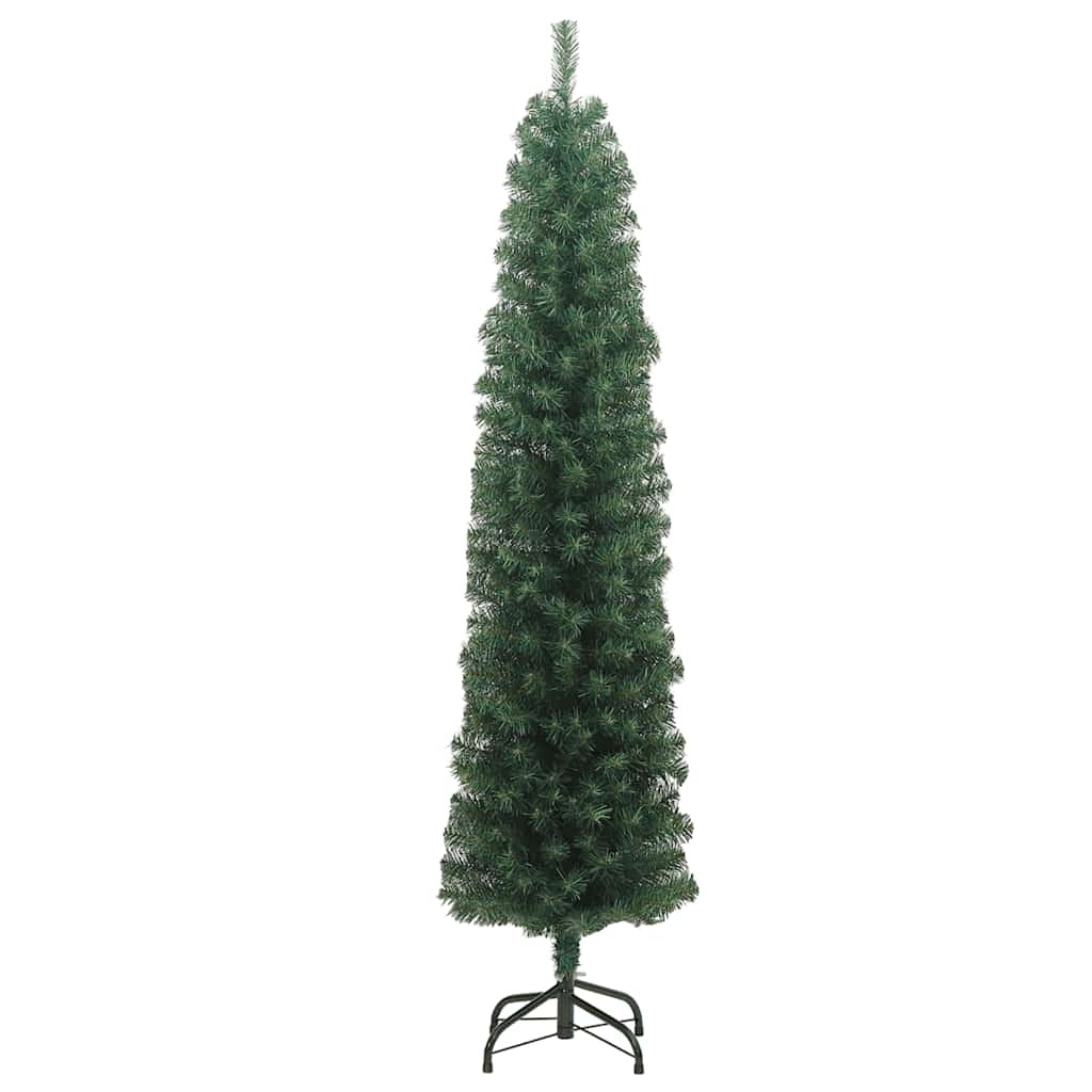 Kunstkerstboom Smal 210cm Groen - 35% Korting!