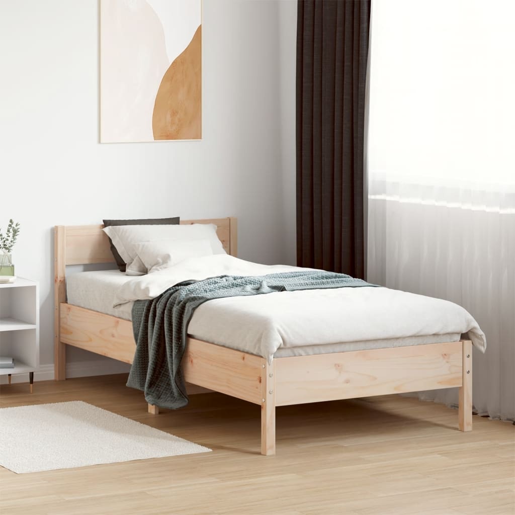 Grenen Bedframe 90x190cm - NU 53% Korting! (Zonder Matras)