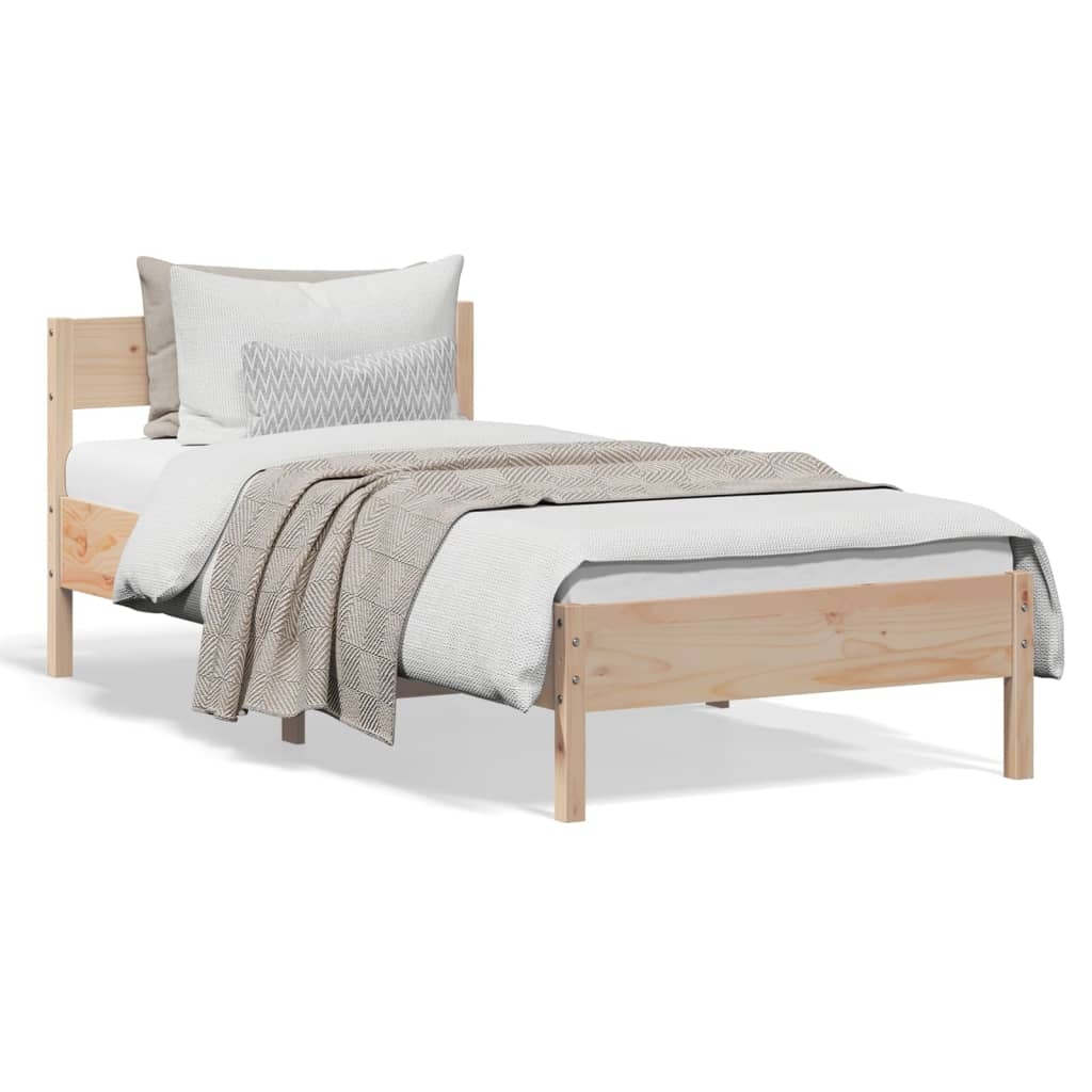 Grenen Bedframe 90x190cm - NU 53% Korting! (Zonder Matras)