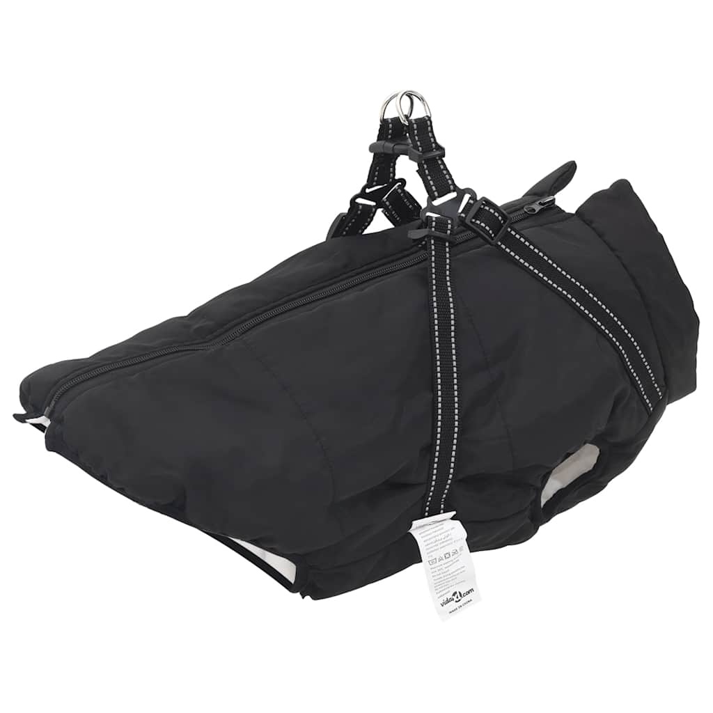VidaXL Hondenjas met Harnas Zwart L48 - 35% Korting!