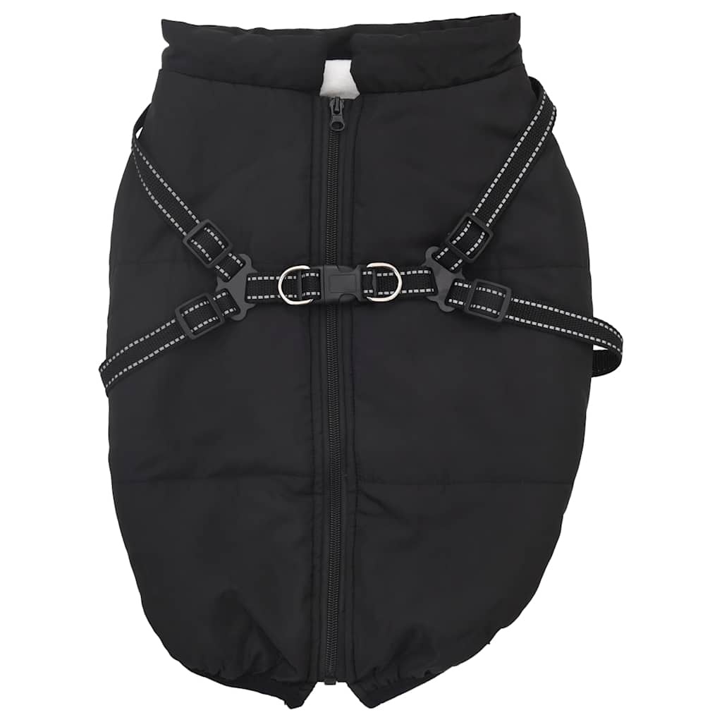 VidaXL Hondenjas met Harnas Zwart L48 - 35% Korting!