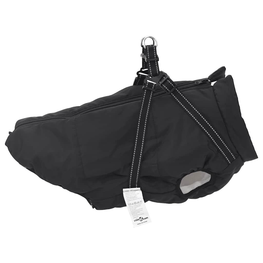 VidaXL Hondenjas met Harnas Zwart L48 - 35% Korting!
