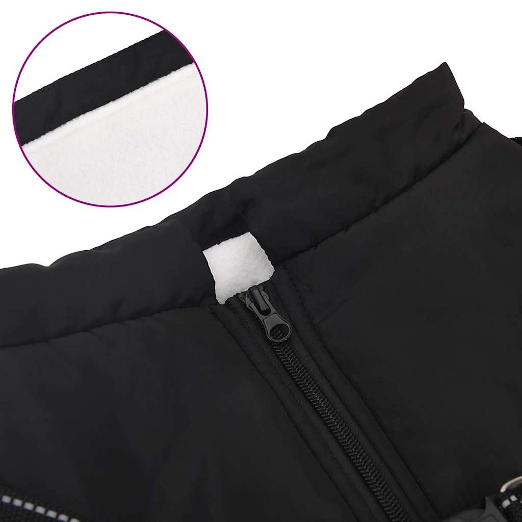 VidaXL Hondenjas met Harnas Zwart L48 - 35% Korting!