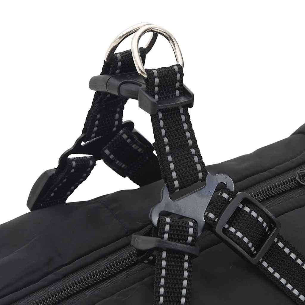 VidaXL Hondenjas met Harnas Zwart L48 - 35% Korting!