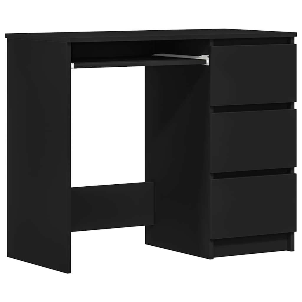 vidaXL Bureau Zwart 90cm - 35% Korting! Zo Goed Als Nieuw