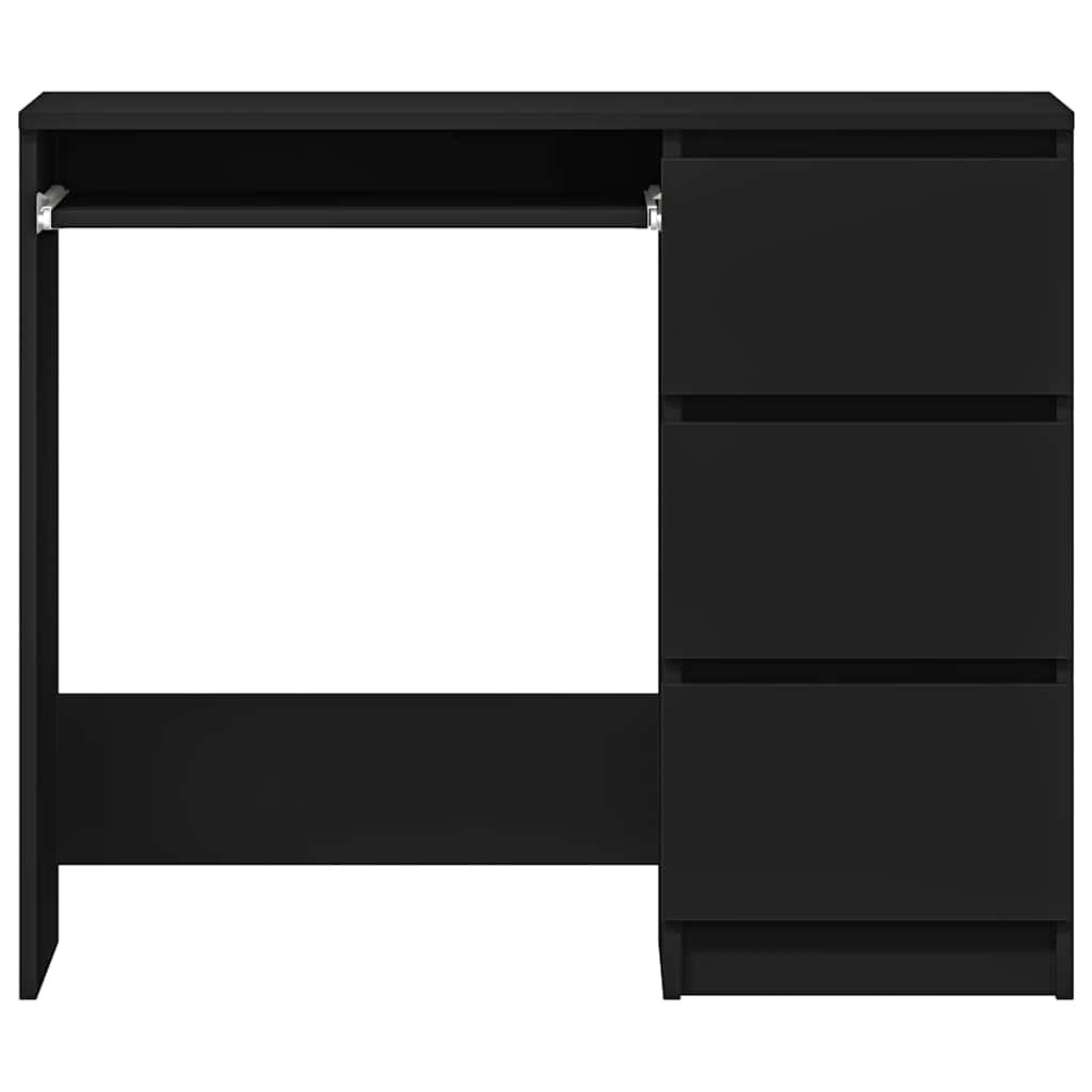 vidaXL Bureau Zwart 90cm - 35% Korting! Zo Goed Als Nieuw