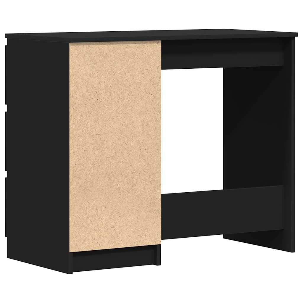 vidaXL Bureau Zwart 90cm - 35% Korting! Zo Goed Als Nieuw