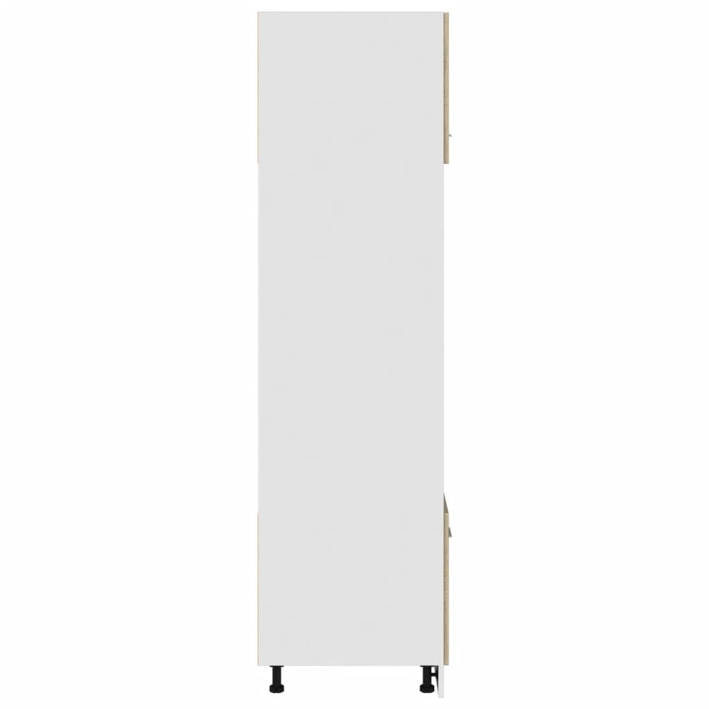 vidaXL Magnetronkast Sonoma Eiken 60x57x207cm - 35% Korting!