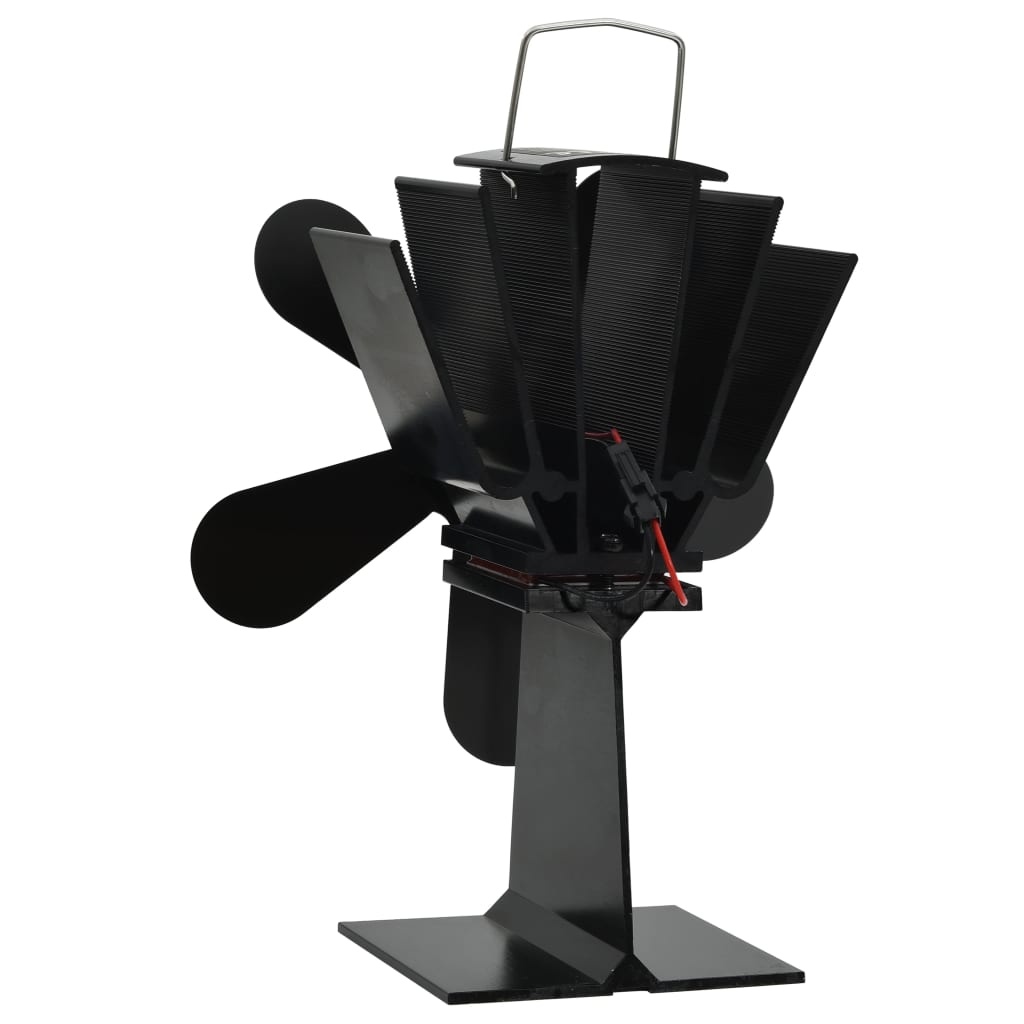 vidaXL Kachelventilator Zwart - 35% Korting!
