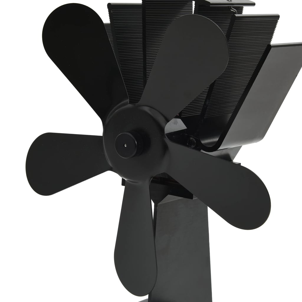 vidaXL Kachelventilator Zwart - 35% Korting!