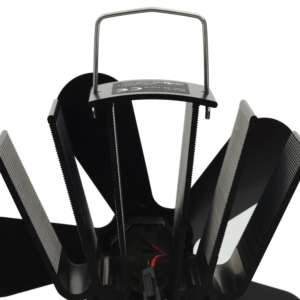 vidaXL Kachelventilator Zwart - 35% Korting!