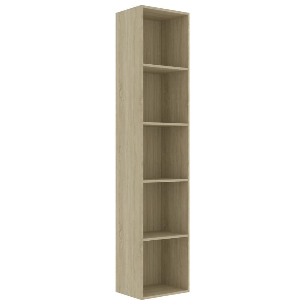 vidaXL Boekenkast Sonoma Eiken - 40x30x189cm - 35% Korting!