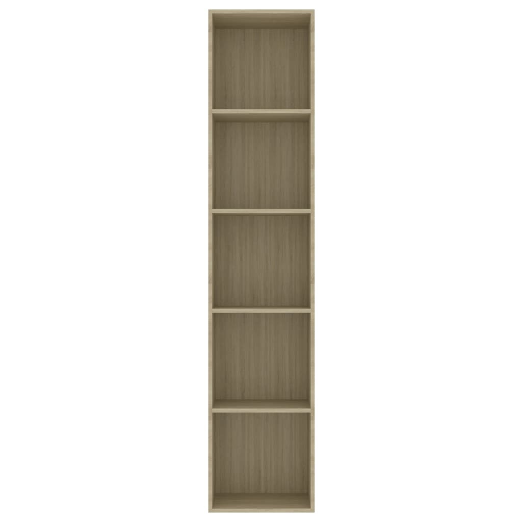 vidaXL Boekenkast Sonoma Eiken - 40x30x189cm - 35% Korting!