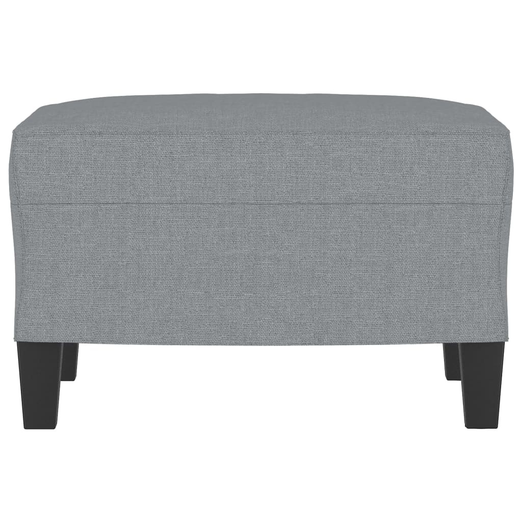 VidaXL Voetenbank Lichtgrijs 60x50x41cm - 35% Korting!