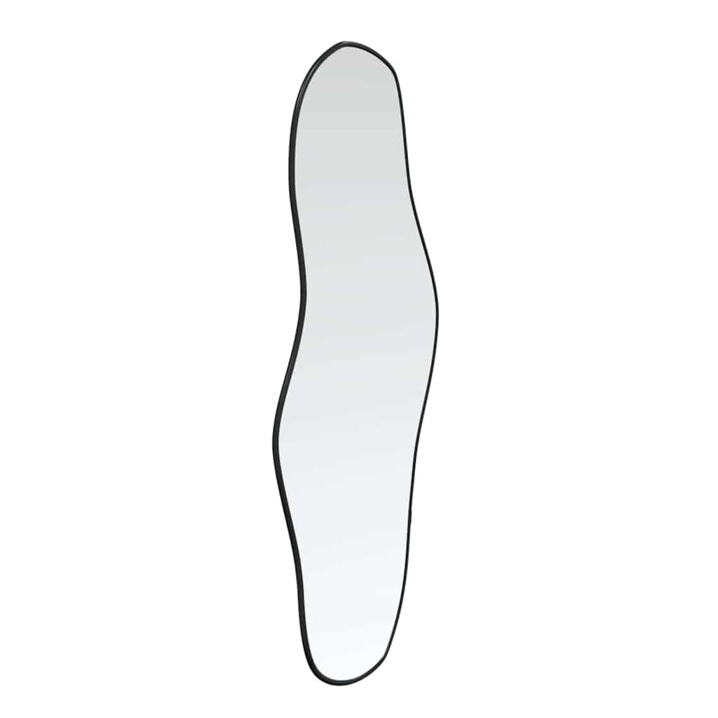 vidaXL Wandspiegel 90x40 cm Zwart - 35% Korting!