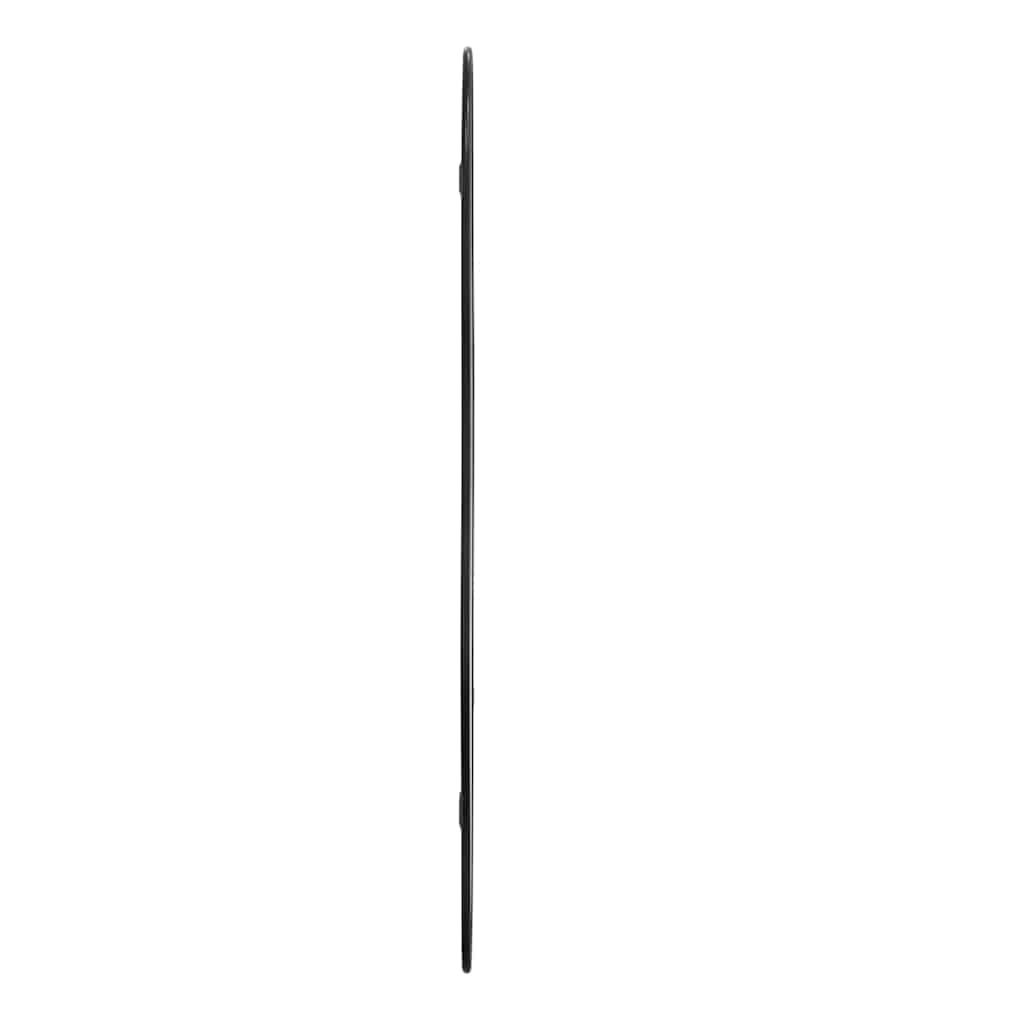 vidaXL Wandspiegel 90x40 cm Zwart - 35% Korting!