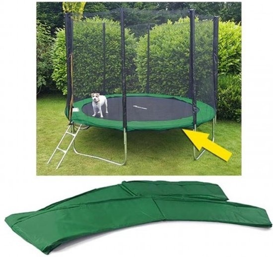 Trampoline Randafdekking 305cm Groen - 45% Korting! (Z.G.A.N.)