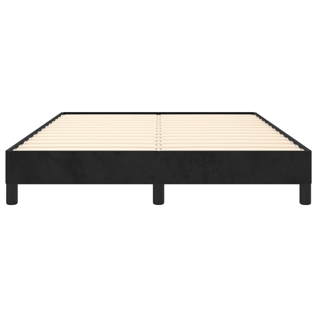 Zwart Fluwelen Bedframe 140x200 - 35% Korting! (Retour)