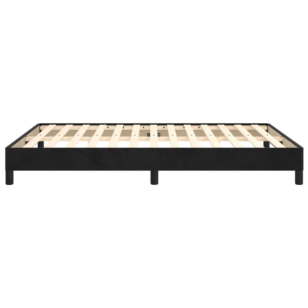 Zwart Fluwelen Bedframe 140x200 - 35% Korting! (Retour)