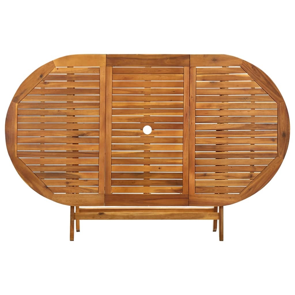VidaXL Acacia Tuintafel Inklapbaar 160cm - 35% Korting!