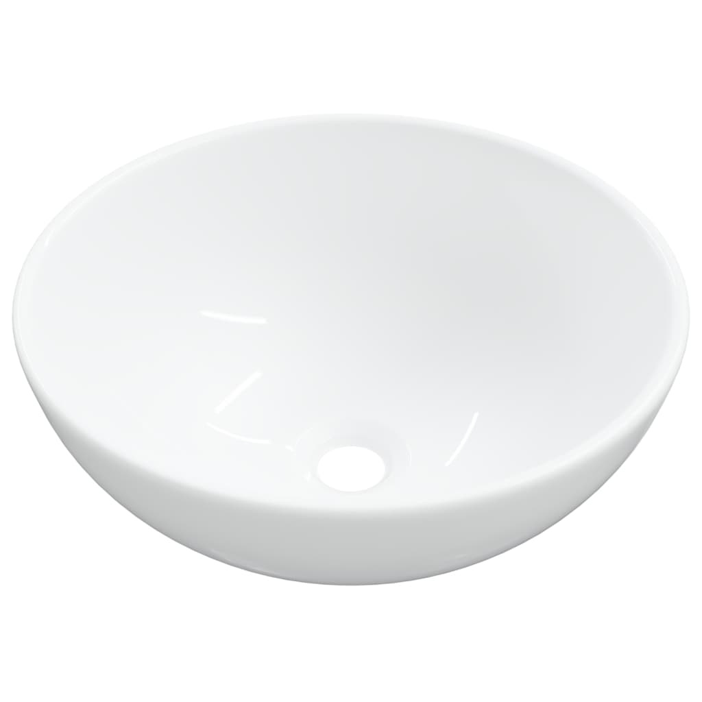 VidaXL Keramische Wasbak 28x28x10 cm Wit - 35% Korting!