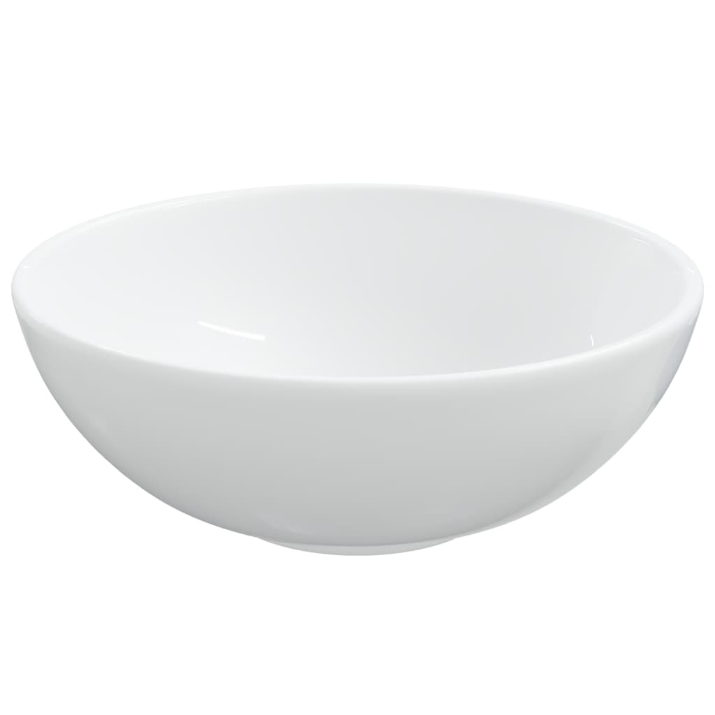 VidaXL Keramische Wasbak 28x28x10 cm Wit - 35% Korting!