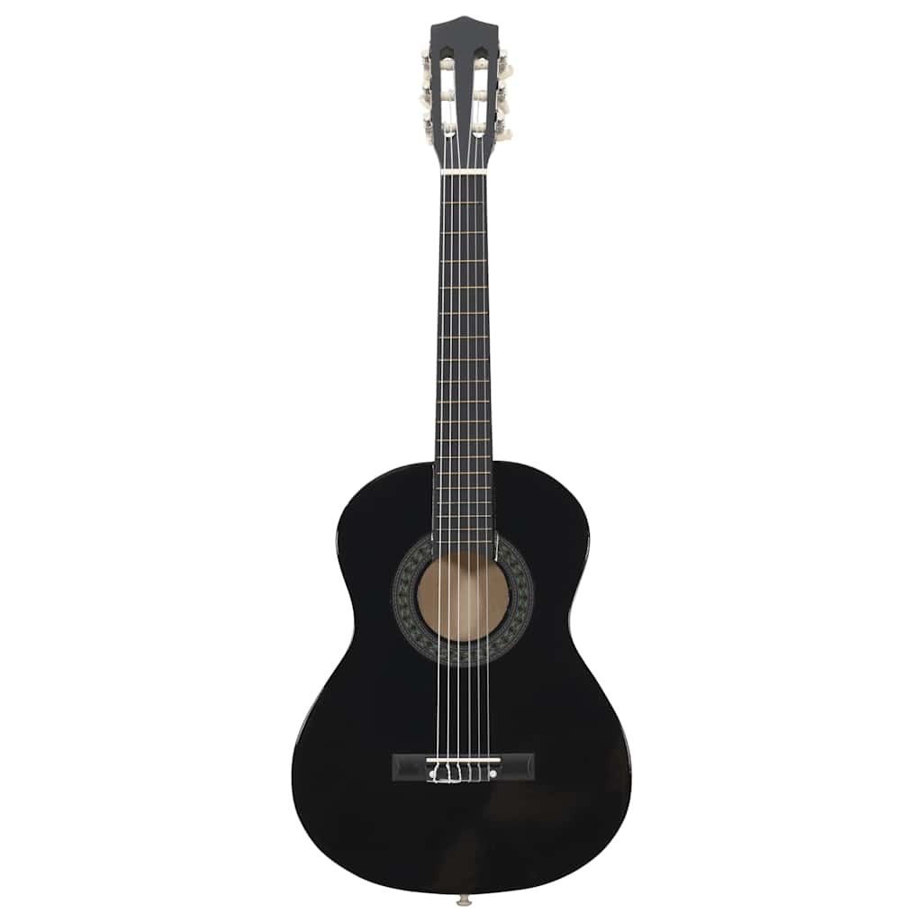 vidaXL Gitaarset Klassiek 1/2 Zwart - 35% Korting!