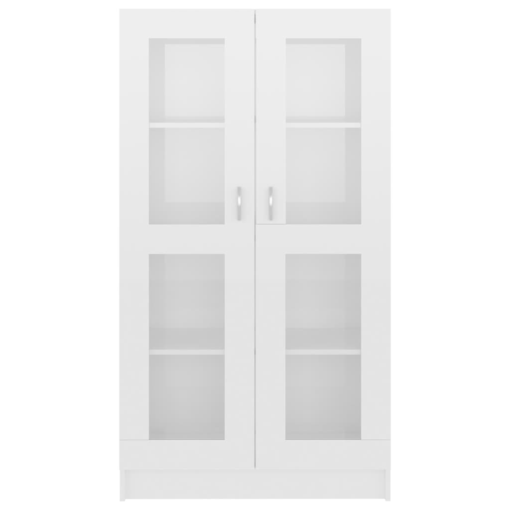 vidaXL Vitrinekast Hoogglans Wit - 35% Korting!