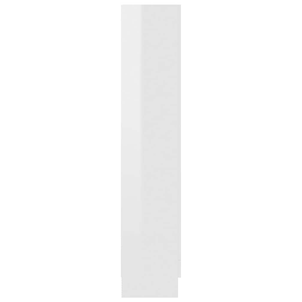 vidaXL Vitrinekast Hoogglans Wit - 35% Korting!