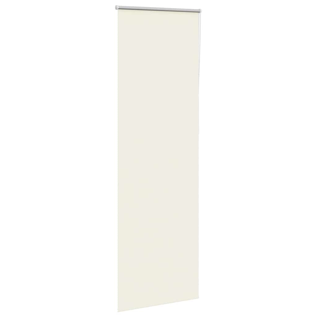 vidaXL Verduisterend Rolgordijn 65x230cm Gebroken Wit - 35% Korting!