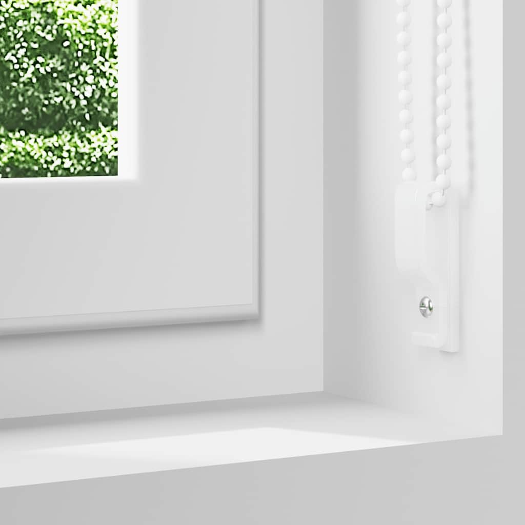 vidaXL Verduisterend Rolgordijn 65x230cm Gebroken Wit - 35% Korting!