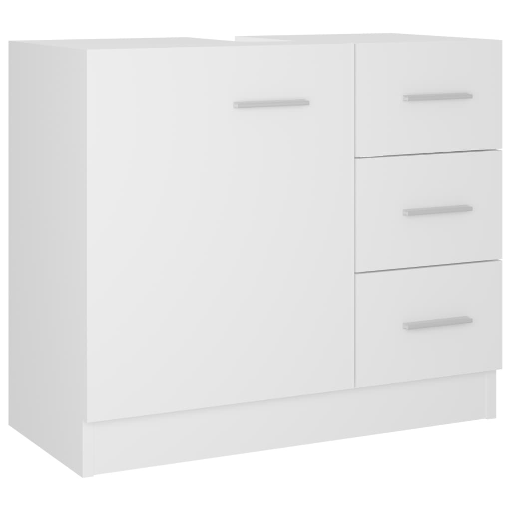 vidaXL Wastafelkast Wit 63cm - 35% Korting!