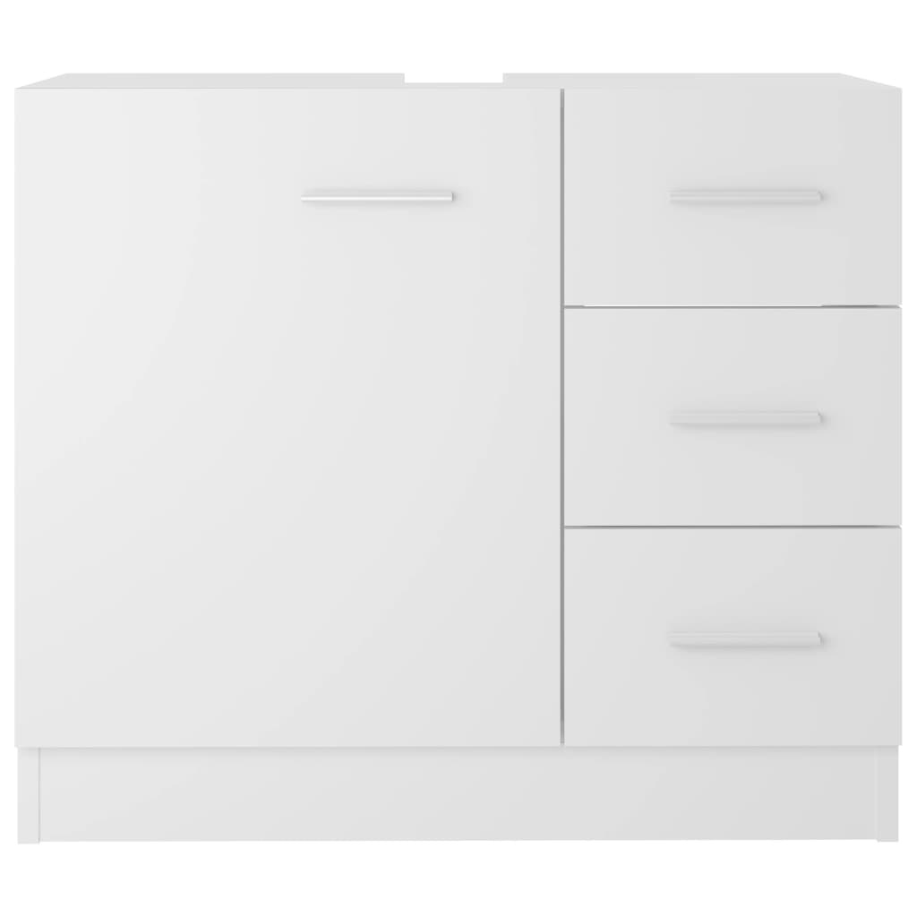 vidaXL Wastafelkast Wit 63cm - 35% Korting!