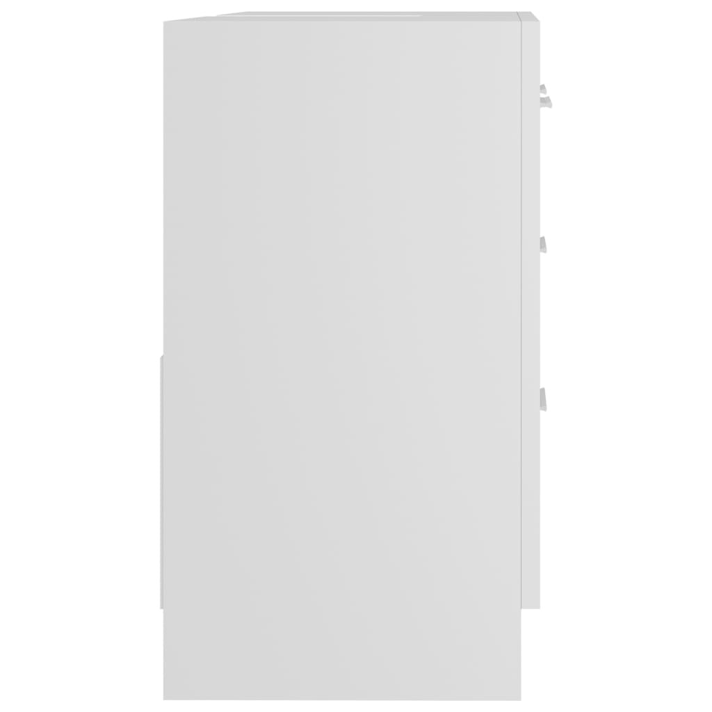 vidaXL Wastafelkast Wit 63cm - 35% Korting!
