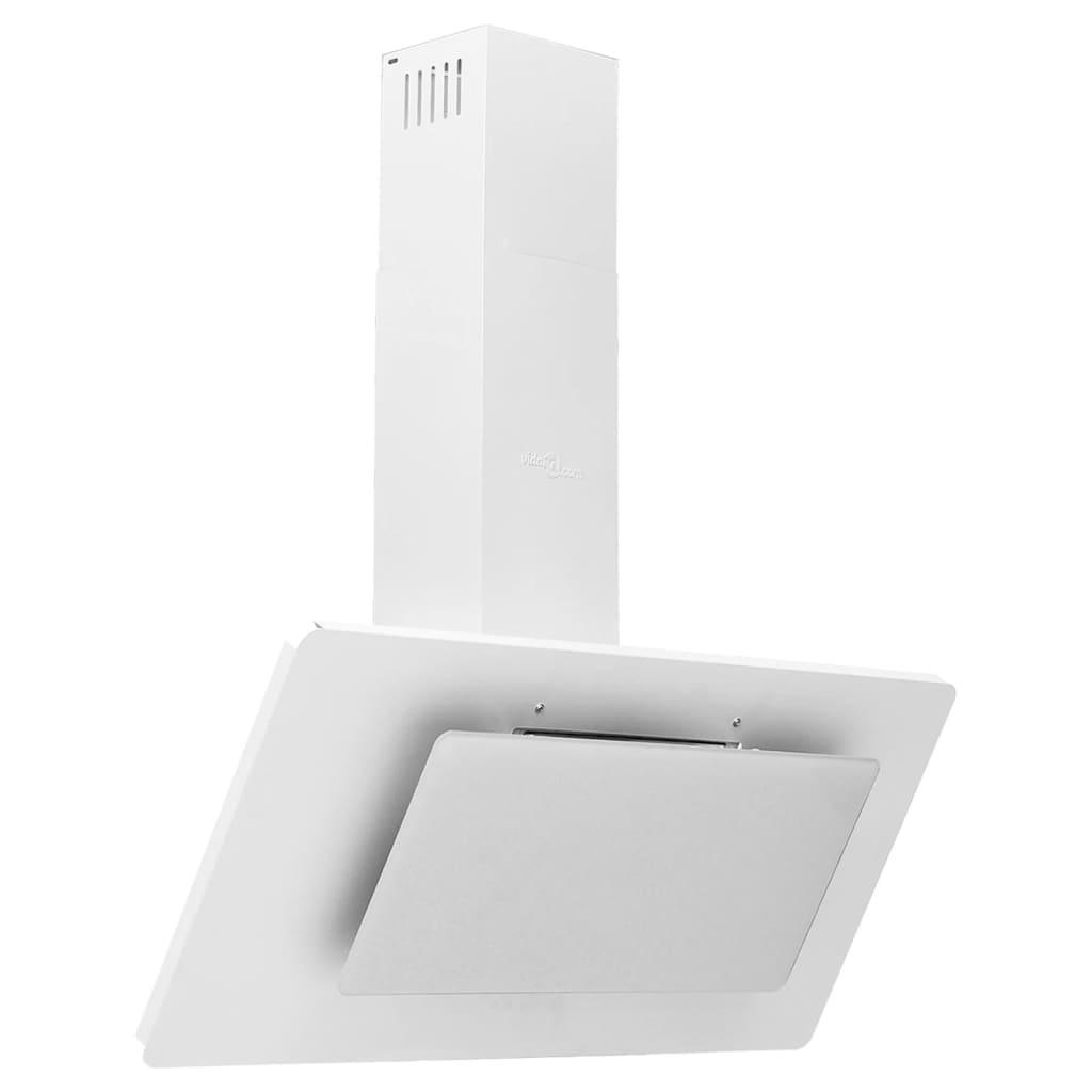 vidaXL Afzuigkap 90cm RVS/Glas Wit -35%! Topdeal!