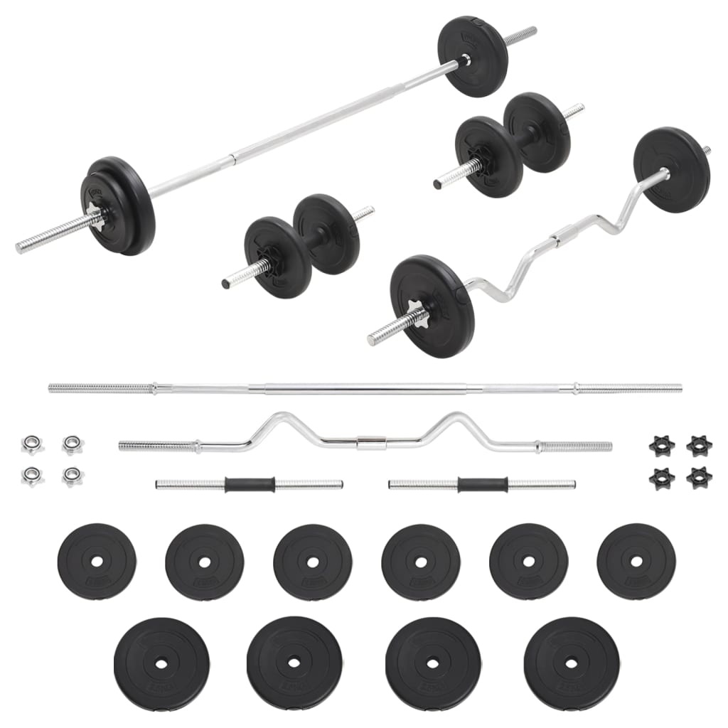 VidaXL Halterset 30kg - 45% Korting! Topdeal!