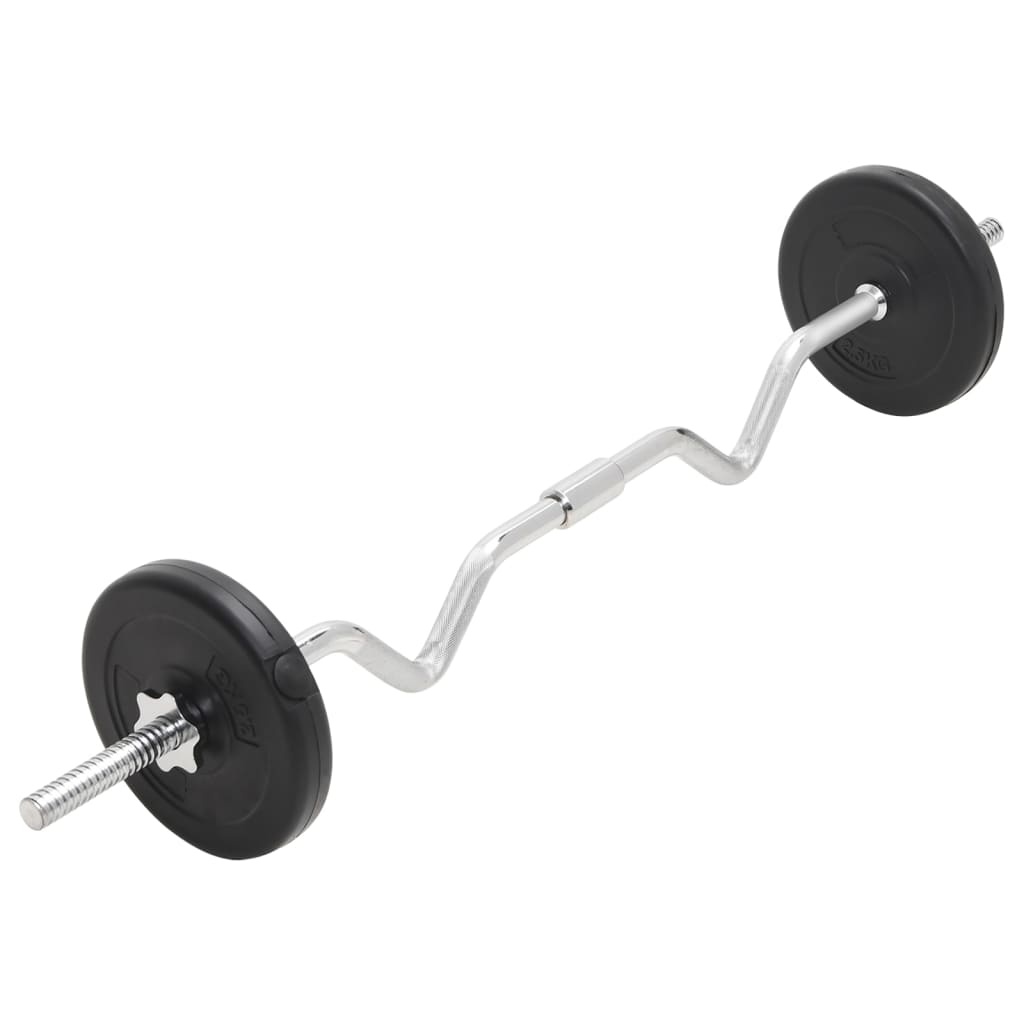 VidaXL Halterset 30kg - 45% Korting! Topdeal!