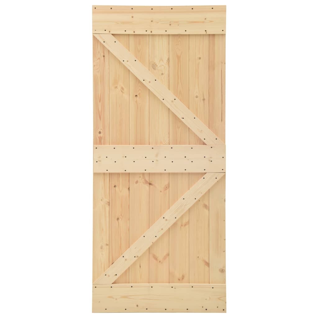Grenen Deur 90x210cm - Massief Hout - 45% Korting!
