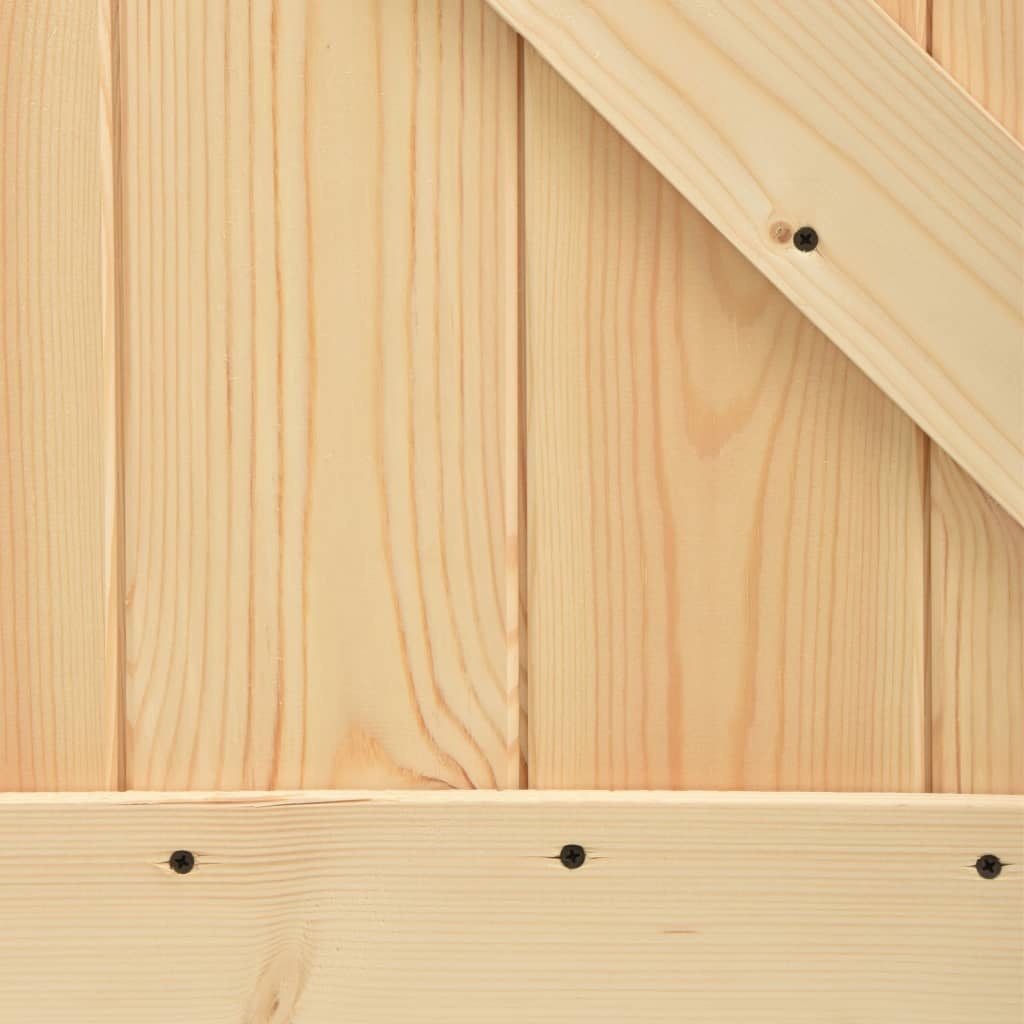 Grenen Deur 90x210cm - Massief Hout - 45% Korting!