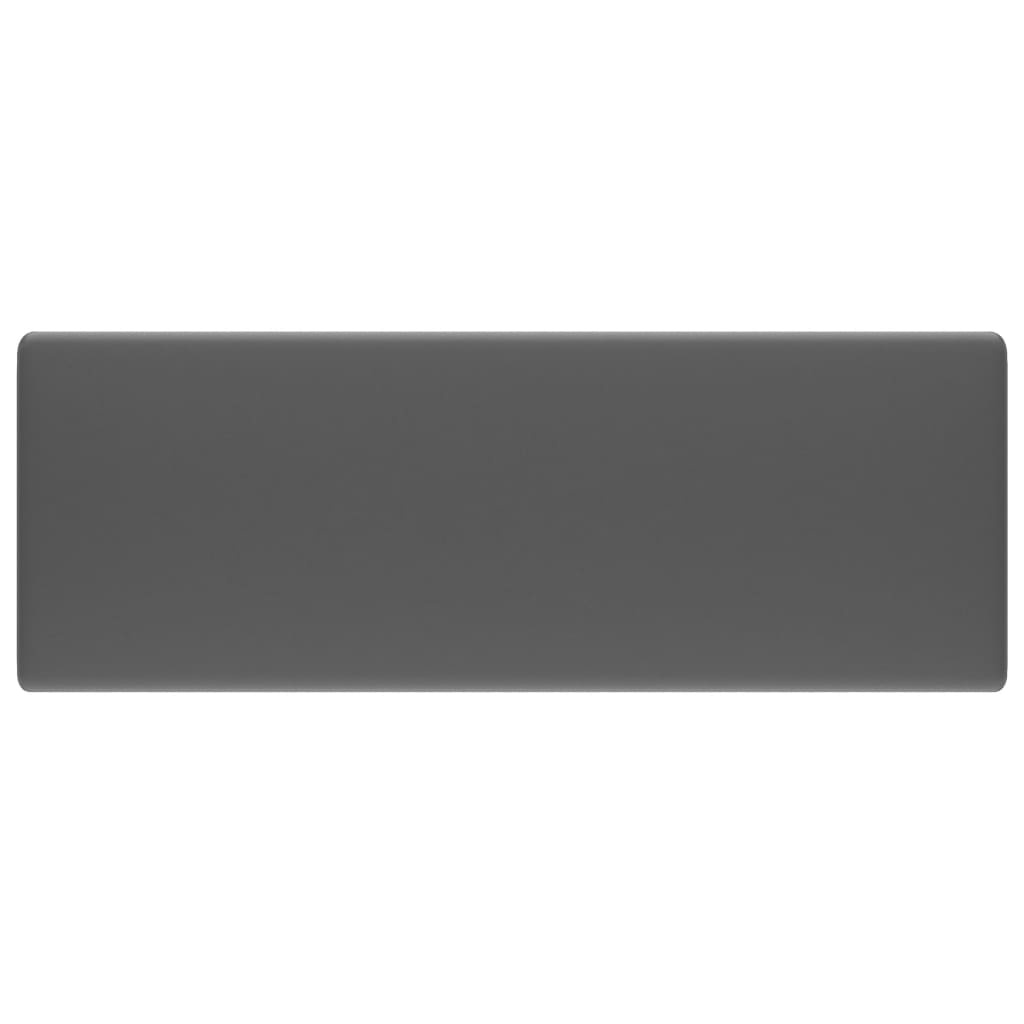 Wastafel Vierkant Mat Donkergrijs 41x41cm - 35% Korting!