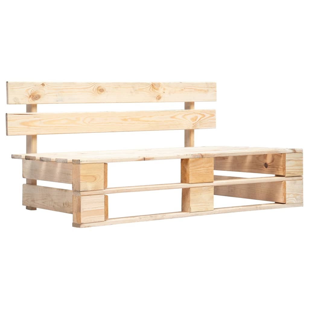 vidaXL Tuinbank Pallet Hout - Nieuwstaat - 35% Korting!